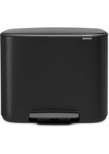 Bo Matt Black Pedallı Çöp Kutusu 3X11LT