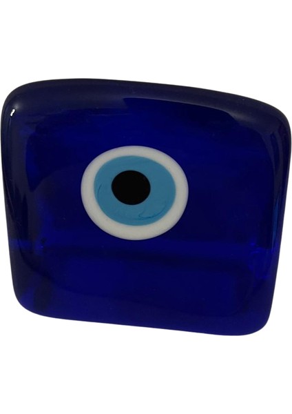 Modern Kare Nazar Boncuğu Seti 3’lü – Ev & Ofis Dekoru - Pozitif Enerji ve Şık Objeler