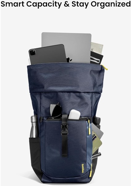 Flap Laptop Sırt Çantası, 17-23 Litre Düşünceli Tasarım, 15.6 Inç Laptop, Macbook Pro 16 Için modelleri