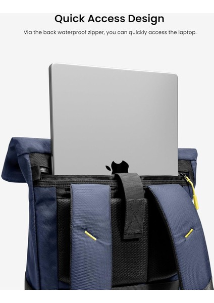 Flap Laptop Sırt Çantası, 17-23 Litre Düşünceli Tasarım, 15.6 Inç Laptop, Macbook Pro 16 Için fırsatları