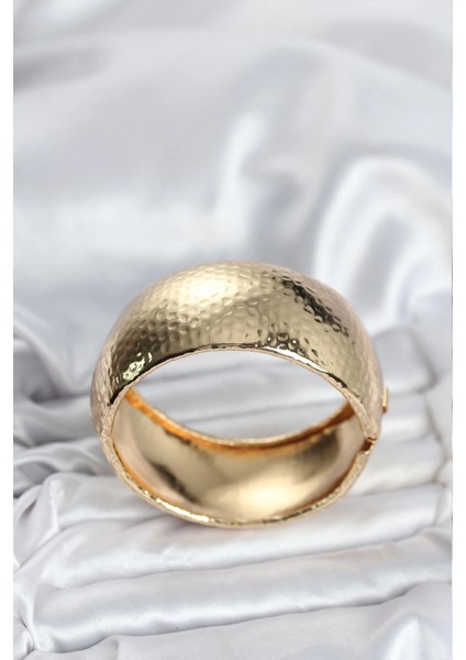 Bfs Pirinç Gold Renk Bombeli Vintage Kadın Bileklik