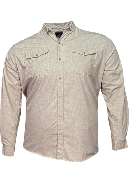 Büyük Beden Pamuklu Oduncu Gömlek
