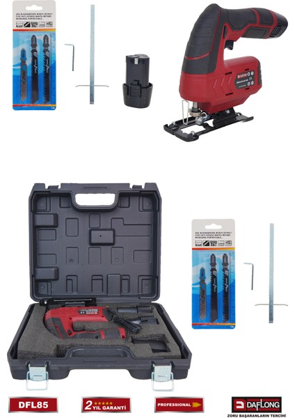 Pro Bakır Sargılı Şarjlı Dekupaj Testere Makinası Dfl-85 fiyatları