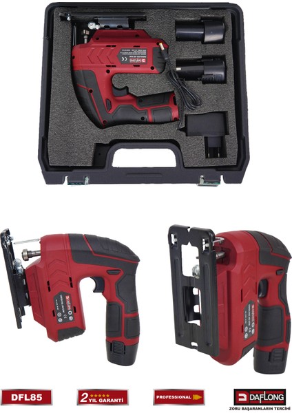 Pro Bakır Sargılı Şarjlı Dekupaj Testere Makinası Dfl-85 modelleri