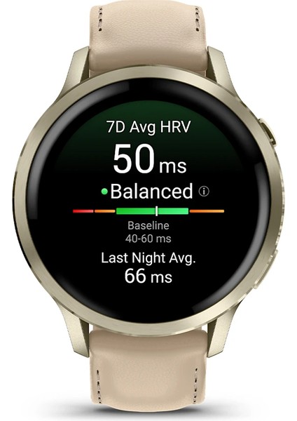 Venu 4 - 41 mm - Lunar Gold Deri Kayışlı fiyatları