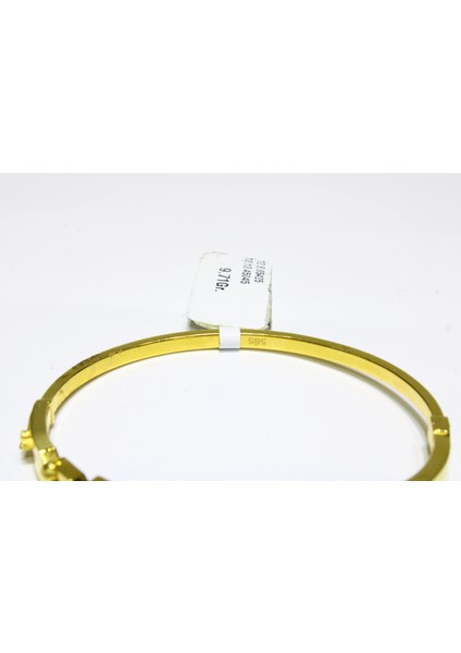 14 Ayar Altın Asimetrik Dorikalı Kelepçe 9.71 gr fiyatları