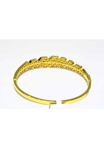 14 Ayar Altın Asimetrik Dorikalı Kelepçe 9.71 gr indirimleri