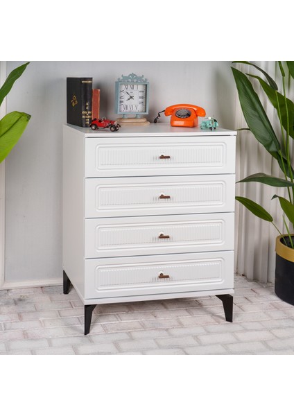 Slope 4 Çekmeceli Mdf Şifonyer