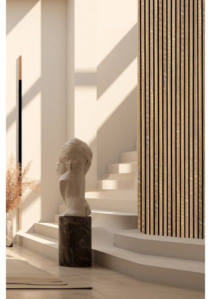 Mdf Ahşap Akustik Duvar Paneli 60X275 cm -Asos(Pvc) modelleri