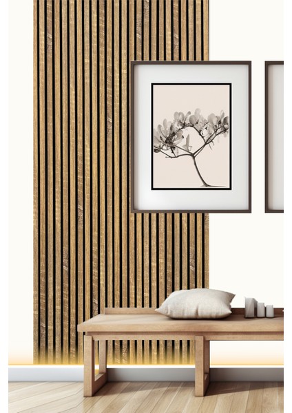 Mdf Ahşap Akustik Duvar Paneli 60X275 cm -Asos(Pvc) fırsatları