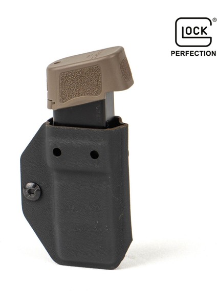 Mas Tactical® Kydex Iç Taşıma Şarj Kılıfı 9mm Glock Siyah