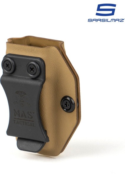 Mas Tactical® Kydex Iç Taşıma Şarj Kılıfı 9mm Sarsılmaz Tan fiyatları