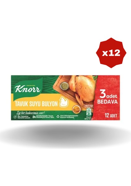 Tavuk Bulyon 6 Lt 12'li - (12 Adet)