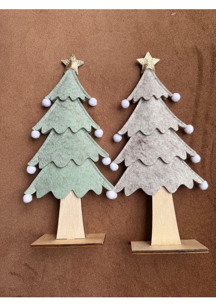 Keçe Yılbaşı Ağacı modelleri