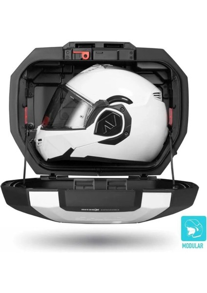 Motosiklet Shad Adventure Yan Çanta Takım Genişleyebilir 38+38 Lt Siyah Gri modelleri