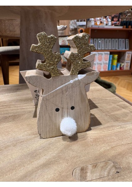 Geyik Figürlü Not Tutucu