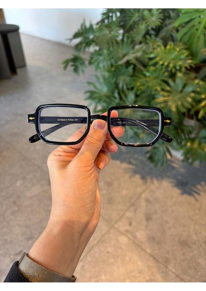 Lodin Geometrik Köşeli Mavi Işık Korumalı Gözlük | 50 Ekartman | Cam Değişmeye Uygun fiyatları