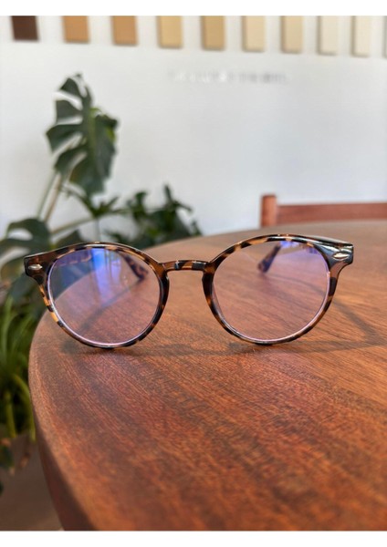 Roller Yuvarlak Leopar Desenli Unisex Kadın Erkek Popüler Gözlük Mavi Işık Korumalı Gözlük fiyatları