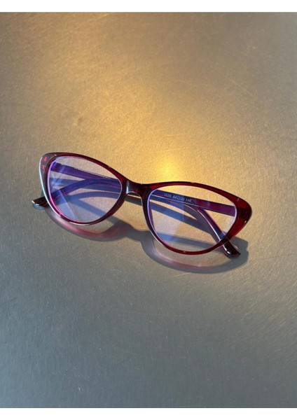 Carat Cat Eye Bordo 46 Ekartman Küçük Cat Eye Gözlük Camı Değişir modelleri