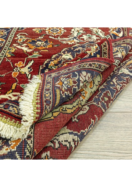 Ahu Çiçekli El Dokuma Yün Halı 125X180 cm