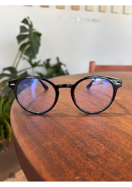 Roller Yuvarlak Unisex Kadın Erkek Mavi Işık Korumalı Gözlük fiyatları
