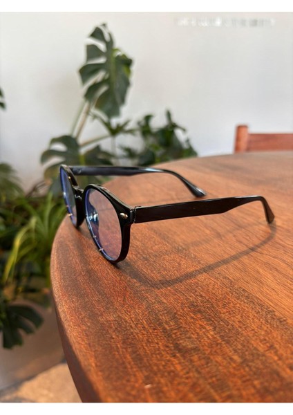 Roller Yuvarlak Unisex Kadın Erkek Mavi Işık Korumalı Gözlük indirimleri