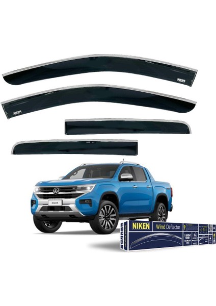 Volkswagen Amarok Krom Çıtalı Cam Rüzgarlığı 2023-