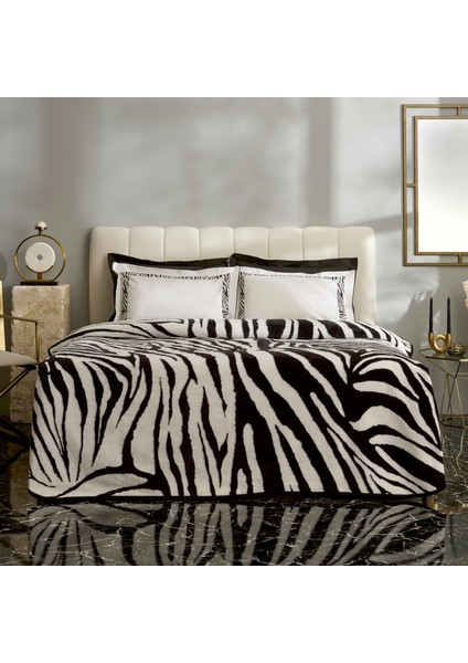 Zylara %100 Pamuk Çift Kişilik Nish Set Siyah