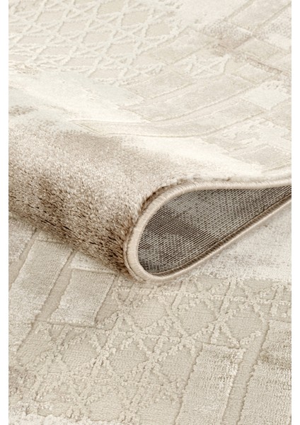 Modern Dokuma Halı Bej Yumuşak Dokulu Premium Salon Oturma Odası Yolluk Mutfak Halısı modelleri