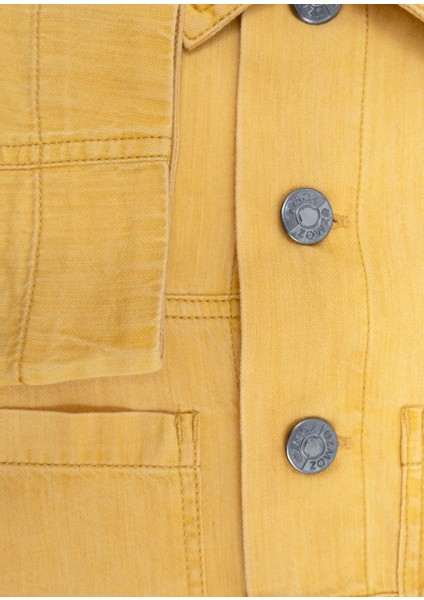 %100 Pamuk Sarı Ince Denim Yazlık Unisex Çocuk Ceket fiyatları