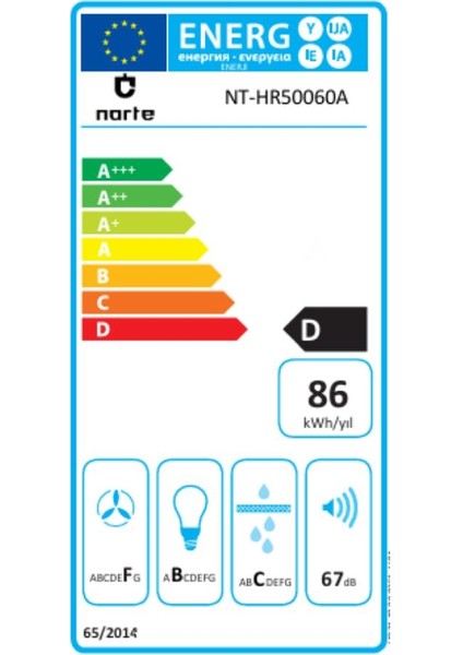HR50060A Duvar Tipi Rustik Davlumbaz, Antrasit Renk, 60 cm Retro fiyatları