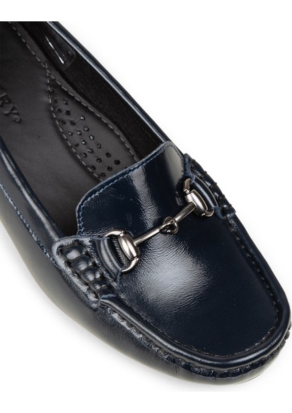 Kadın Hakiki Rugan Lacivert Günlük Ayakkabı - DL747ZLCVC01 indirimleri