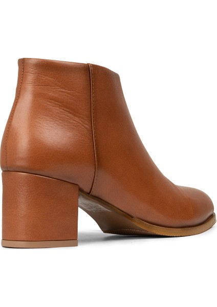 Kadın Hakiki Deri Taba Renk Fermuarlı Bot - A3324ZTBAC01 fiyatları