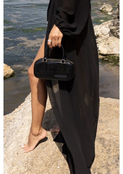 Ligt Kadin Beyaz Omuz Askılı Plaj-Gunluk Miu Tarzi Plaj Çanta