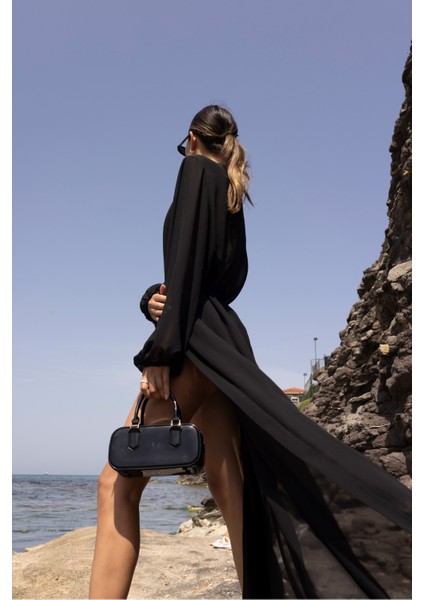 Ligt Kadin Beyaz Omuz Askılı Plaj-Gunluk Miu Tarzi Plaj Çanta