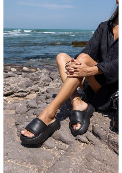 Mcgine Kadın Taba 5 cm Taban Yukseklık Plaj-Gunluk Kullanıma Uygun Eva Terlık