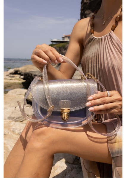 Jota Kadin Fusya Kapaklı Plaj-Gunluk Jel Çanta