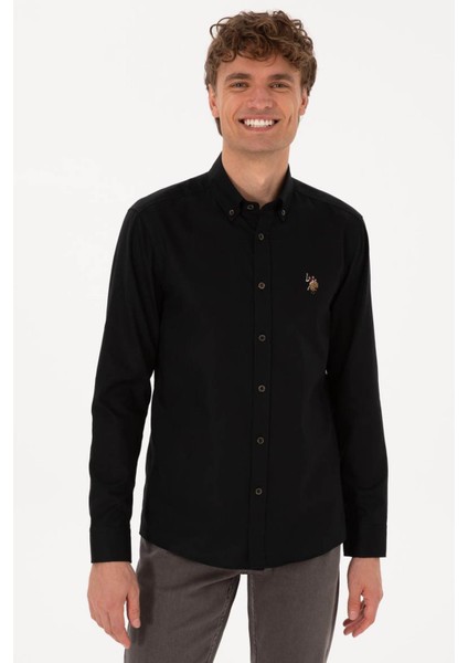 CEDCOLOR025K Siyah Erkek Gömlek 2225466