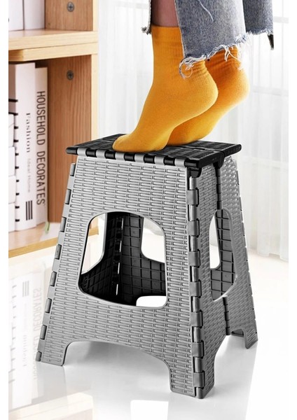 28 cm Dayanıklı Katlanabilir Tabure Kamp Piknik Metrobüs Otobüs Balıkçı Tabure