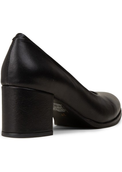 Kadın Hakiki Deri Siyah Günlük Topuklu Ayakkabı - A3285ZSYHC01 fiyatları