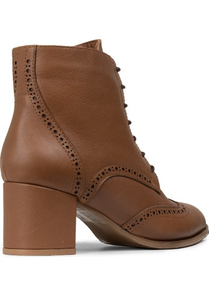 Kadın Hakiki Deri Taba Bot - A3009ZTBAC01 fiyatları