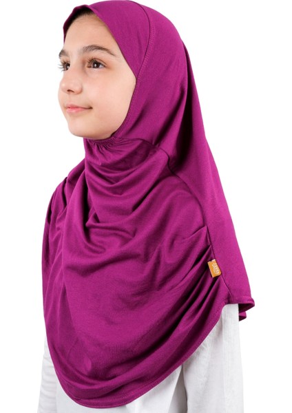 Pratik Hazır Geçmeli Çocuk Şal Fuşya modelleri