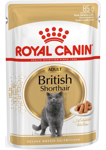 British Shorthair için Yaş Kedi Maması 12 x 85g