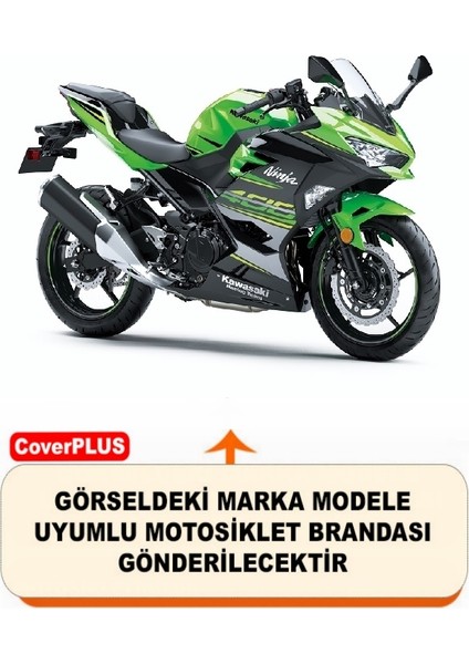 Kawasaki Ninja 400 Motor Brandası Siyah Arka Çanta Uyumlu Motorsiket Brandası Motor Örtüsü Çadır Su Geçirmez Motosiklet Kılıfı Motor Brandası fiyatları