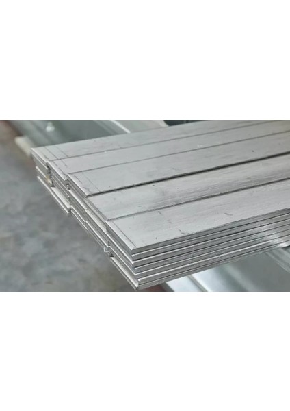 Paslanmaz Lama, Çap, 304 Kalite Çelik, 12X15X1000MM