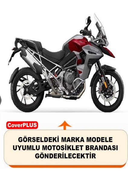 Triumph Tiger 1200 Gt Kilit ve Arka Çanta Uyumlu (Gri) Motorsiket Brandası Motor Örtüsü Çadır Su Geçirmez Motosiklet Brandası fiyatları