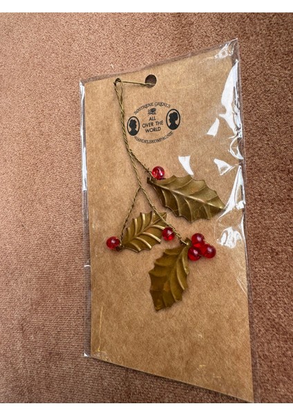 Yaprak Figürlü Yılbaşı Ağacı Süsü