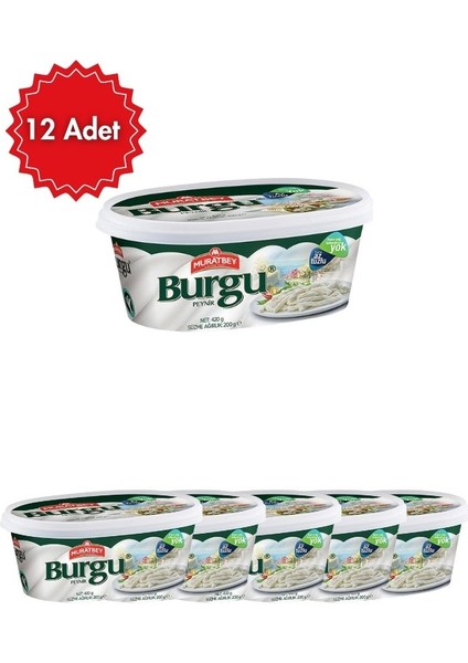 Burgu Peynir 200 gr x12 Paket
