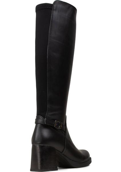 Kadın Hakiki Deri Siyah Fermuarlı Çizme - M3102ZSYHC01 fiyatları