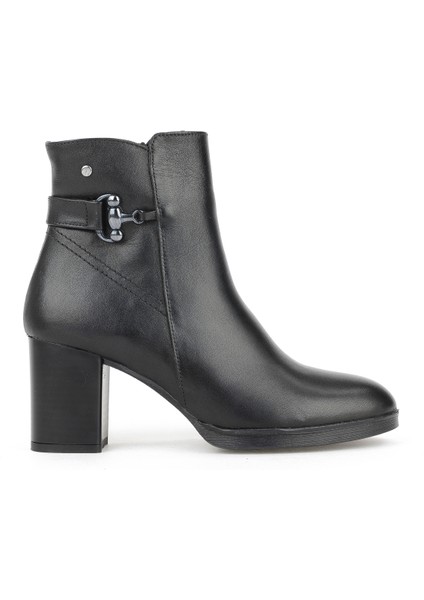 , Kadın Hakiki Deri Bot 1531022Z7571 Siyah